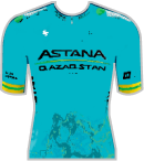 Maillot del equipo ASTANA QAZAQSTAN TEAM de la LA VUELTA 