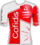 Maillot del equipo COFIDIS de la LA VUELTA 