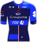 Maillot del equipo GROUPAMA-FDJ de la LA VUELTA 